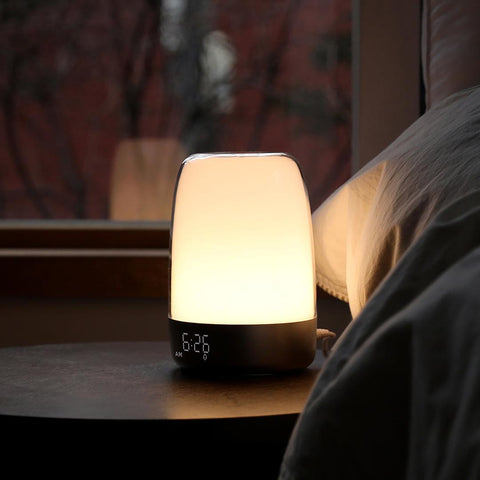 Sunrise Alarm Clock with Dimmable Light and Sound Options