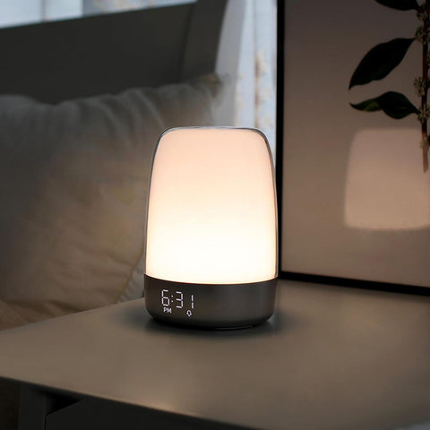 Sunrise Alarm Clock with Dimmable Light and Sound Options