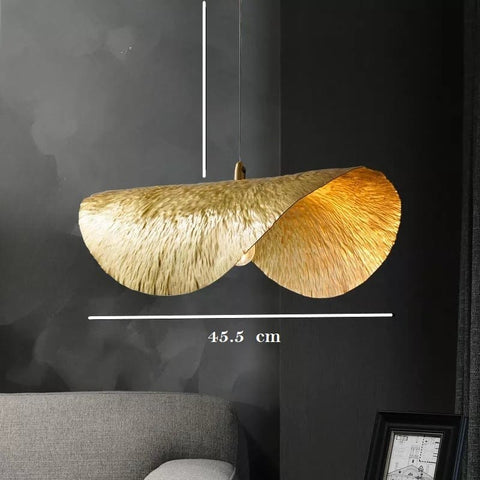 Hammered Copper Pendant Light for Dining Rooms and Living Spaces