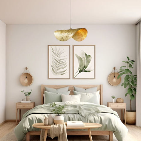 Hammered Copper Pendant Light for Dining Rooms and Living Spaces