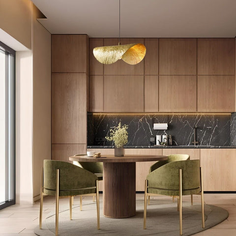 Hammered Copper Pendant Light for Dining Rooms and Living Spaces