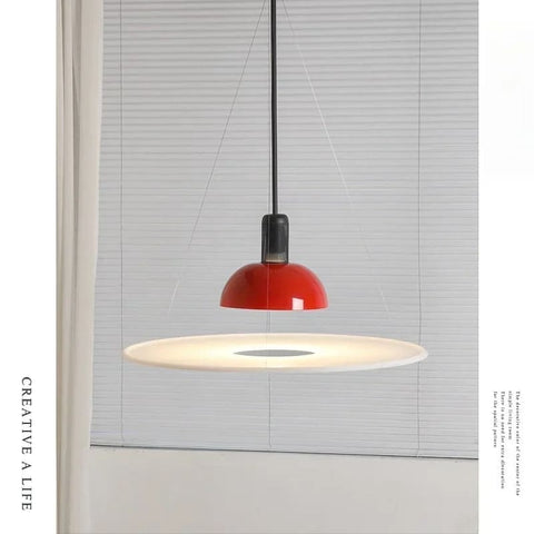 Indirect LED Disc Pendant Light for Modern Dining and Living Rooms