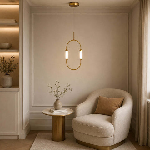 Modern Oval LED Pendant Chandelier
