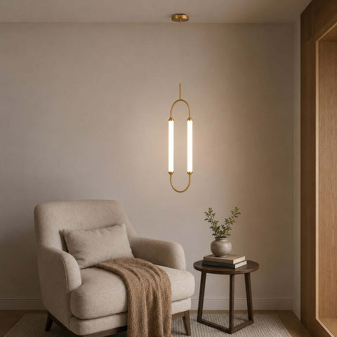 Modern Oval LED Pendant Chandelier