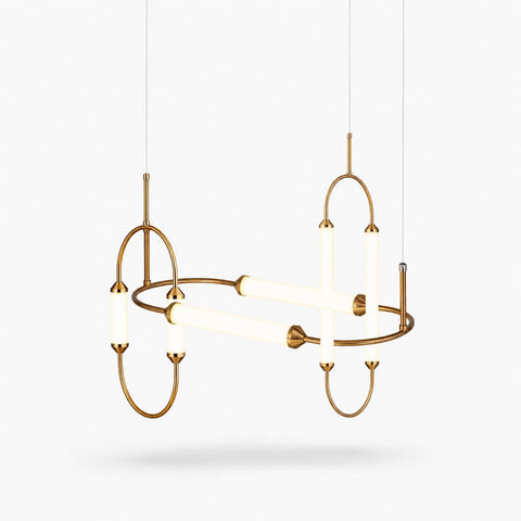 Modern Oval LED Pendant Chandelier