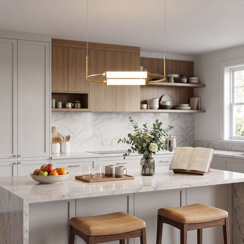 Modern Oval LED Pendant Chandelier