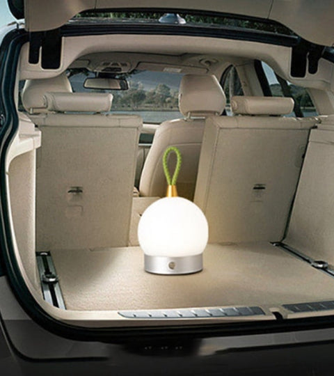 Cordless LED Globe Lamp with Carry Loop, Touch Dimming and USB Charge