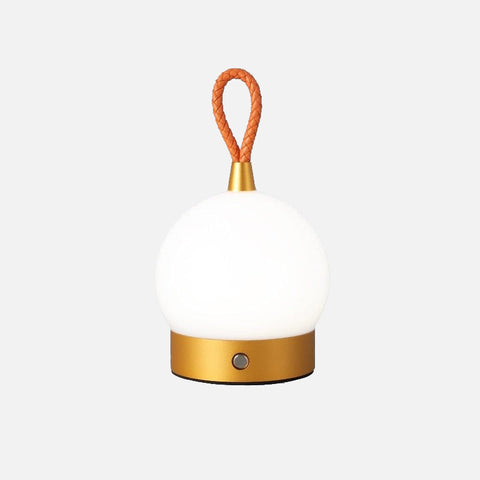Cordless LED Globe Lamp with Carry Loop, Touch Dimming and USB Charge