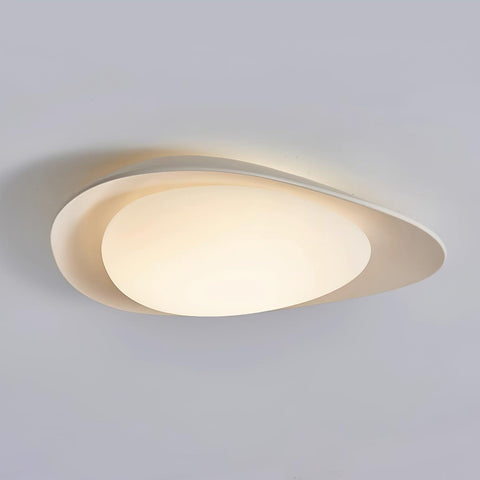 Pebble-Shaped Flush Mount Ceiling Light for Bedroom and Dining Room