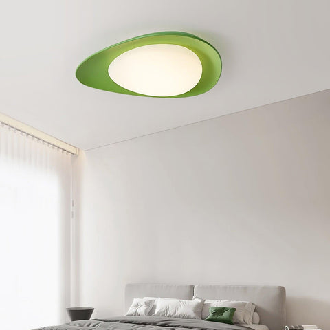 Pebble-Shaped Flush Mount Ceiling Light for Bedroom and Dining Room