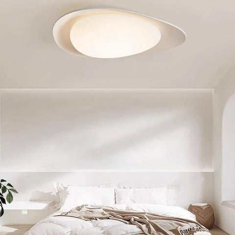 Pebble-Shaped Flush Mount Ceiling Light for Bedroom and Dining Room
