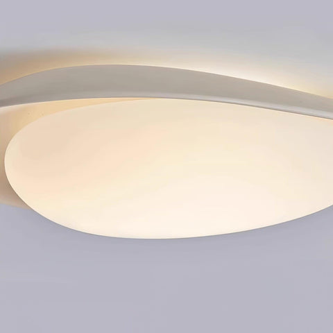 Pebble-Shaped Flush Mount Ceiling Light for Bedroom and Dining Room
