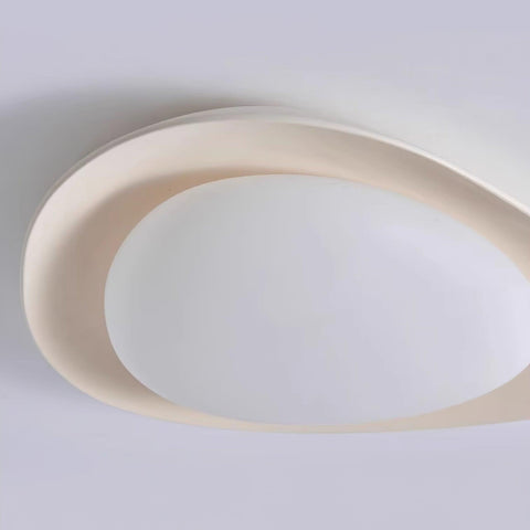Pebble-Shaped Flush Mount Ceiling Light for Bedroom and Dining Room
