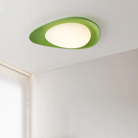 Pebble-Shaped Flush Mount Ceiling Light for Bedroom and Dining Room