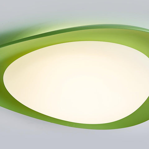 Pebble-Shaped Flush Mount Ceiling Light for Bedroom and Dining Room