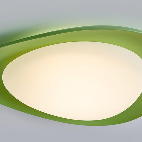 Pebble-Shaped Flush Mount Ceiling Light for Bedroom and Dining Room