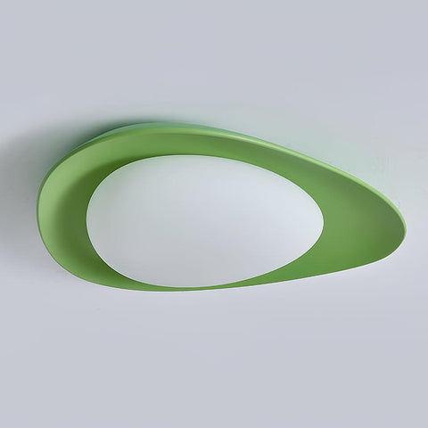 Pebble-Shaped Flush Mount Ceiling Light for Bedroom and Dining Room