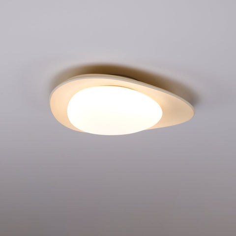 Pebble-Shaped Flush Mount Ceiling Light for Bedroom and Dining Room