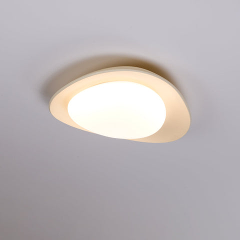 Pebble-Shaped Flush Mount Ceiling Light for Bedroom and Dining Room