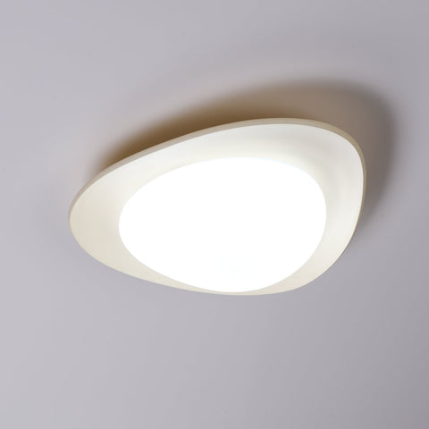 Pebble-Shaped Flush Mount Ceiling Light for Bedroom and Dining Room
