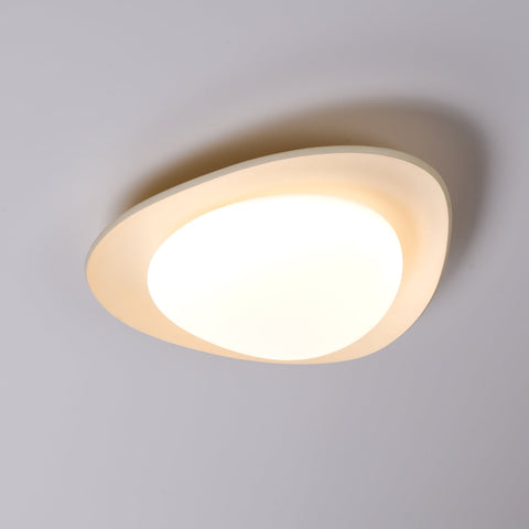 Pebble-Shaped Flush Mount Ceiling Light for Bedroom and Dining Room