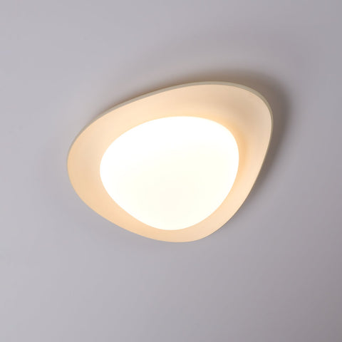 Pebble-Shaped Flush Mount Ceiling Light for Bedroom and Dining Room
