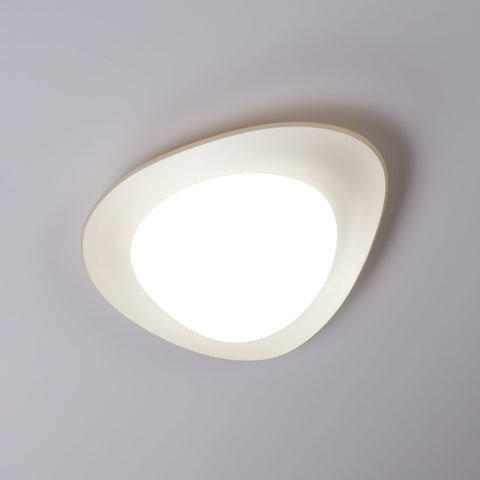 Pebble-Shaped Flush Mount Ceiling Light for Bedroom and Dining Room