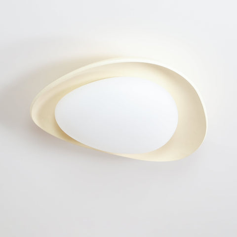 Pebble-Shaped Flush Mount Ceiling Light for Bedroom and Dining Room