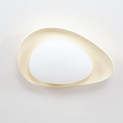 Pebble-Shaped Flush Mount Ceiling Light for Bedroom and Dining Room
