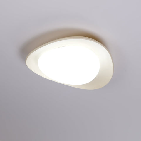 Pebble-Shaped Flush Mount Ceiling Light for Bedroom and Dining Room