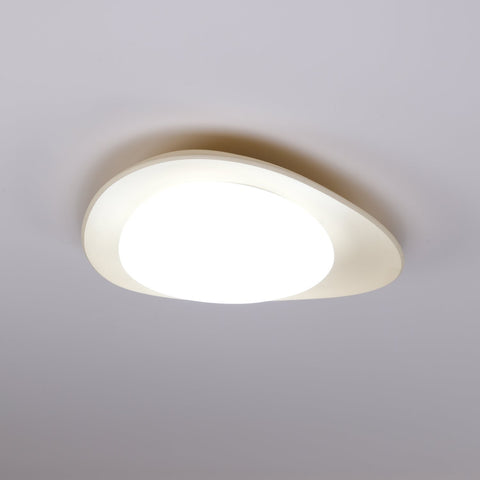 Pebble-Shaped Flush Mount Ceiling Light for Bedroom and Dining Room