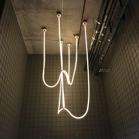 Flexible Curved LED Pendant Light for Commercial and Large Interiors