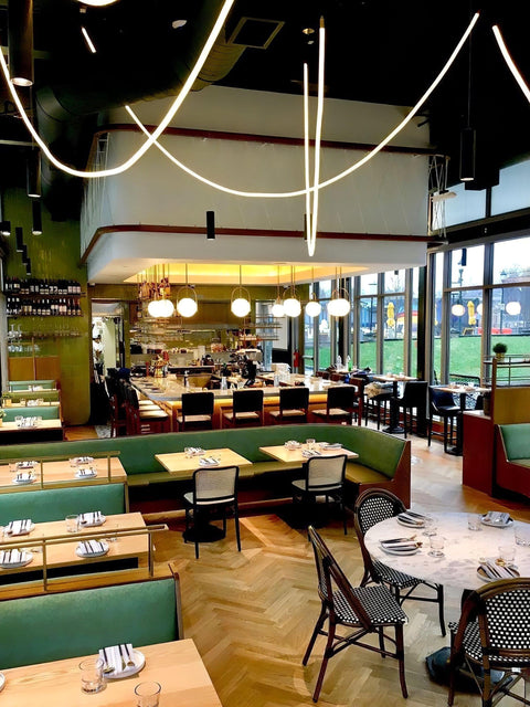 Flexible Curved LED Pendant Light for Commercial and Large Interiors