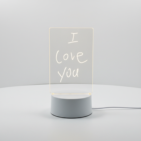 Clear Acrylic LED Message Board with USB or Battery Power