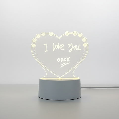 Clear Acrylic LED Message Board with USB or Battery Power