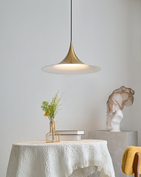 Sculptural Metal Pendant Light for Dining Room and Kitchen Lighting