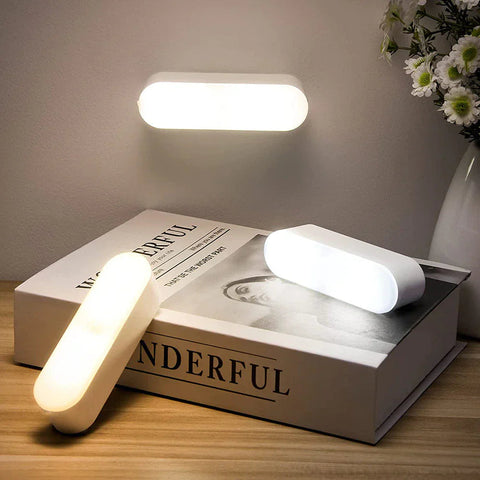Rechargeable Motion Sensor LED Wall Light with Magnetic Mount