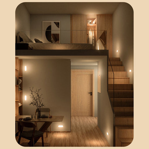 Rechargeable Motion Sensor LED Wall Light with Magnetic Mount