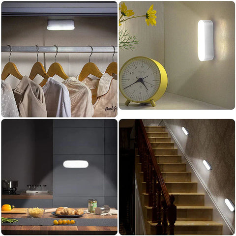 Rechargeable Motion Sensor LED Wall Light with Magnetic Mount