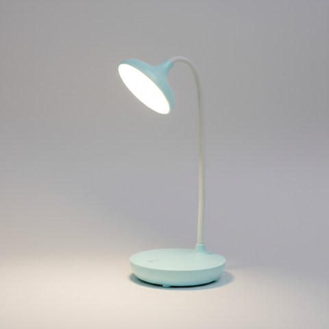 Flexible USB Rechargeable LED Desk Lamp with Touch Control and Three Brightness Levels
