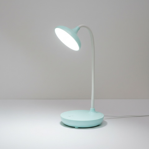 Flexible USB Rechargeable LED Desk Lamp with Touch Control and Three Brightness Levels