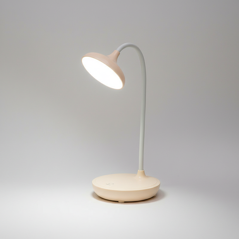 Flexible USB Rechargeable LED Desk Lamp with Touch Control and Three Brightness Levels