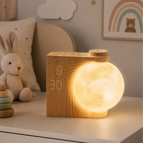 Sunrise Alarm Clock with Globe Light and Digital Display