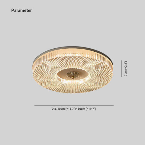 Round Acrylic LED Ceiling Light for Bedroom and Kitchen Lighting