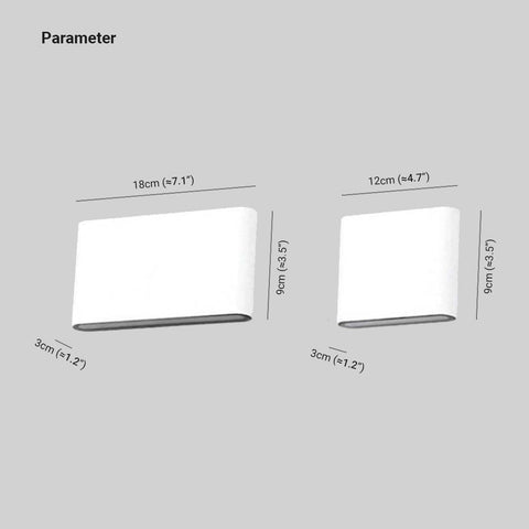LED Wall Sconce with Motion Sensor for Indoor and Outdoor Lighting