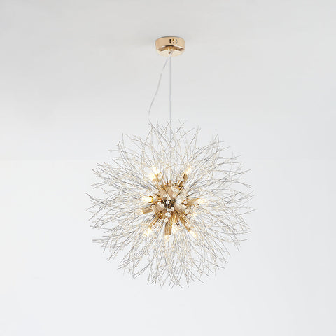 Branching Crystal Chandelier for Dining and Living Room Lighting