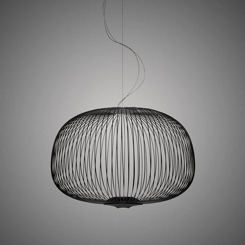 Modern Sculptural Metal LED Pendant Light for Dining and Living Rooms