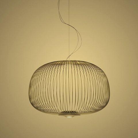 Modern Sculptural Metal LED Pendant Light for Dining and Living Rooms