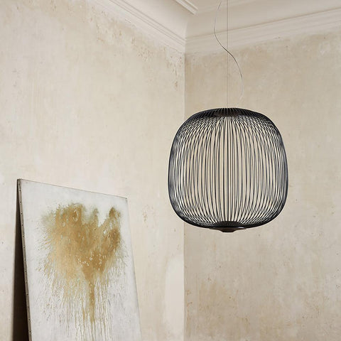 Modern Sculptural Metal LED Pendant Light for Dining and Living Rooms