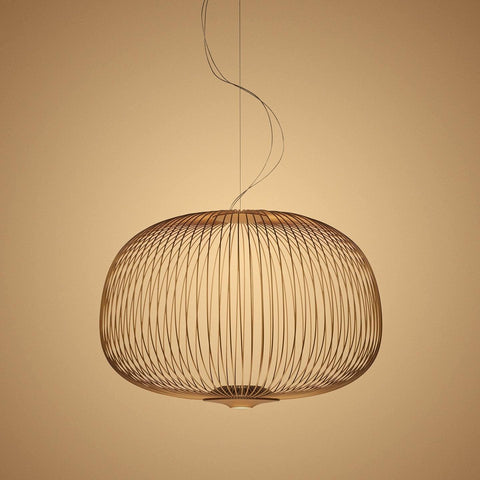 Modern Sculptural Metal LED Pendant Light for Dining and Living Rooms